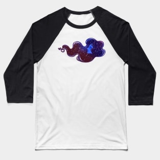 Galaxy Girl - Long Hair Baseball T-Shirt